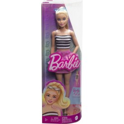 MATTEL Poupée Barbie Fashionista top rayé