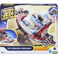 STAR WARS Vaisseau Crimson Firehawk Young Jedi Adventures les figurines et le vaisseau