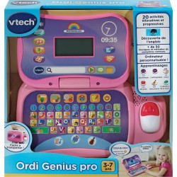 VTECH Ordinateur Genius pro rose le jouet