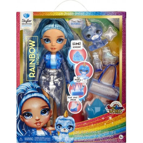 RAINBOW HIGH Classic Rainbow Fashion Doll Skyler (Blue)