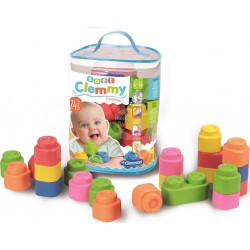 BABY CLEMENTONI Sac souple à construire 24 pièces Clemmy le sac