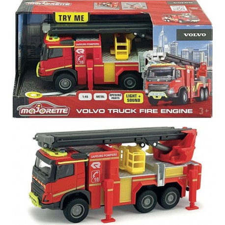 MAJORETTE Camion de pompier Volvo la boîte