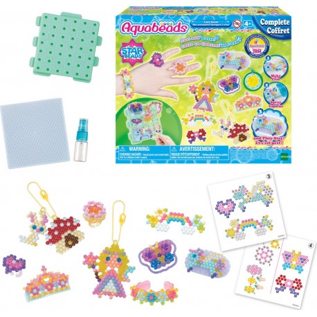 AQUABEADS Coffret Mes accessoires féériques à créer la boîte