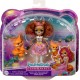 MATTEL Coffret Enchantimals Poupées Citadines de la Famille Finch le coffret