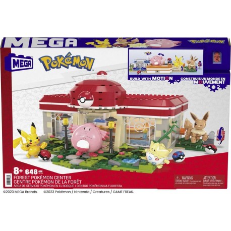 MEGA BLOKS Centre Pokémon de la forêt la boîte