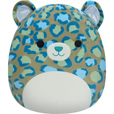 JAZWARES Peluche Squishmallows Dark Green Leopard 30cm la peluche