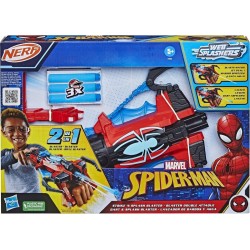 NERF Lance fléchettes Spider-Man le jouet et ses accessoires