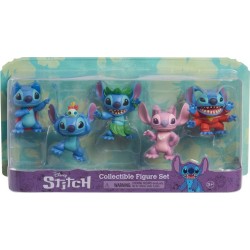 DISNEY Figurine Stitch lot de 5 figurines