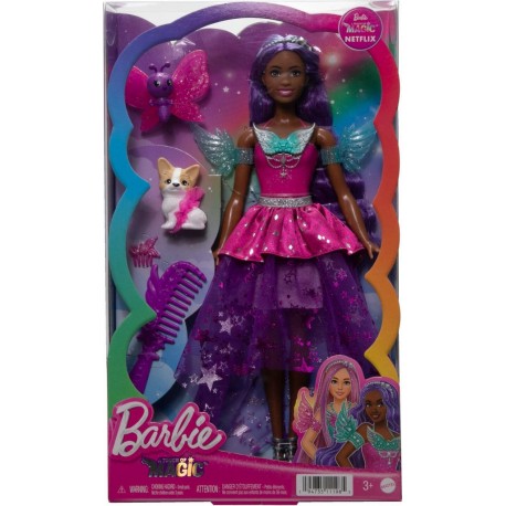 MATTEL Poupée Barbie Brooklyn Magie Scintillante la poupée