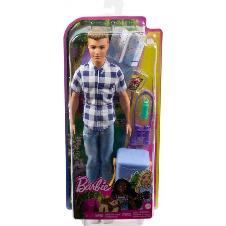 BARBIE Poupée Ken au Camping la poupée et ses accessoires