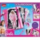 MAPED Coffret scrapbooking Barbie à customiser le coffret