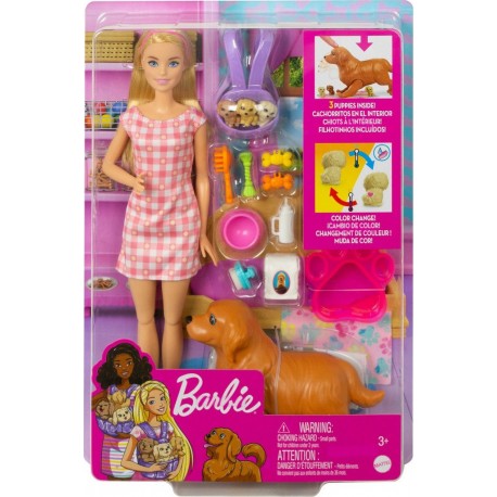 BARBIE Barbie Naissance des chiots l'unité