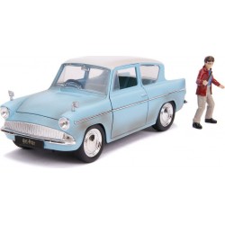 JADA TOYS Voiture Ford Anglia bleue 1959 & Harry Potter la figurine et la voiture