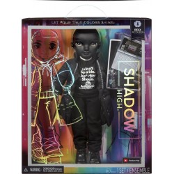 RAINBOW HIGH Poupée Shadow High Fashion Doll Rexx Mcqueen noir Série 2 la poupée