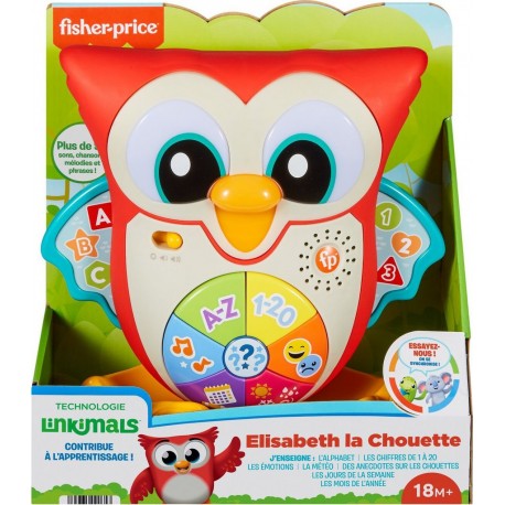 FISHER PRICE Chouette robot Elisabeth pour l'apprentissage FISHER-PRICE la boîte