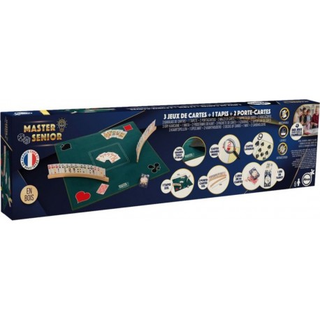 MASTER SENIOR Coffret Cartes et tapis Easy Play Games le coffret