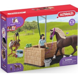 SCHLEICH Box de lavage pour chevaux Emily & Luna Horse club 42438 la boîte