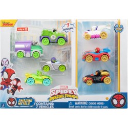 JAZWARES JAZWARES Véhicule Spidey and his Amazing Friends + figurine x8 pack de 7 figurines