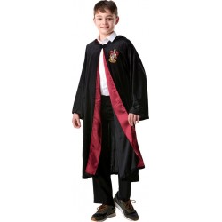 RUBIES Déguisement Harry Potter cape + cravate + baguette + lunettes 9-10 ans le déguisement