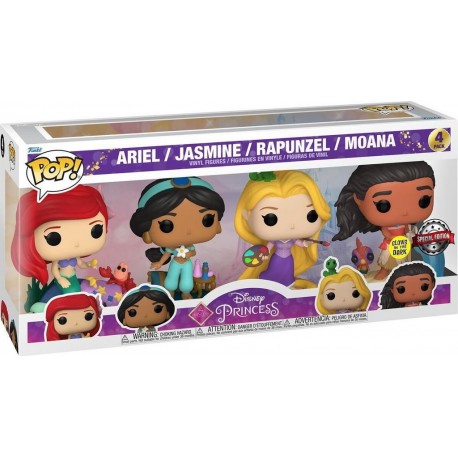 POP FUNKO Figurine POP Princesses Disney FUNKO pack 4