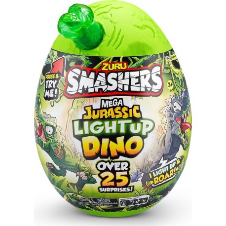 SMASHERS Figurine Mega Jurassic Light Up Dino l'œuf surprise