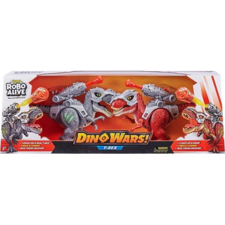 ZURU Figurine Pack de 2 T-Rex Dino Wars la figurine