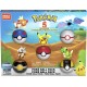 MEGA Coffret Poké ball x5 + figurine Pokémon x5 le coffret