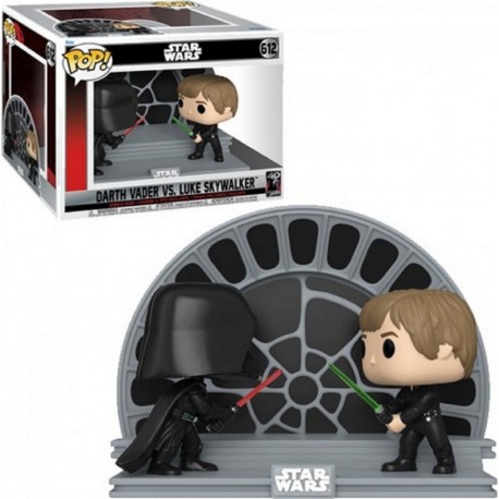 POP FUNKO Figurine Funko POP Deluxe Moment Star Wars Return Of The Jedi 40Th Luke Vs Vader FUNKO