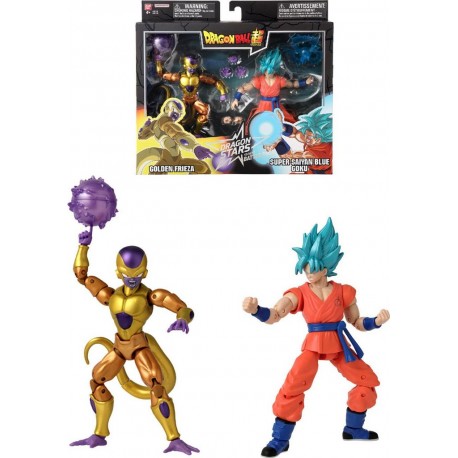 DB SS BANDAI Figurine DB Figurine Dragon Stars 17cm Battle Pack SS Blue Goku vs Golden Frieza BANDAI la figurine