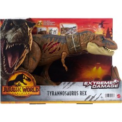 JURASSIC WORLD Figurine T-Rex Extrême la figurine