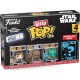 POP STAR WARS SOLO FUNKO Pack 4 Figurines Bitty POP STAR WARS Han SOLO FUNKO