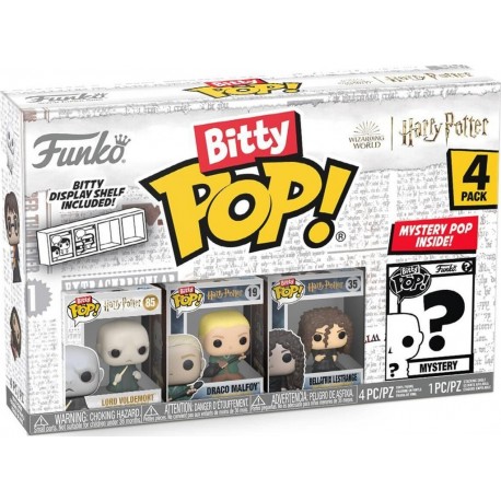 POP FUNKO Pack 4 Figurines Bitty POP Harry Potter Voldemort FUNKO