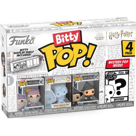 POP FUNKO Pack 4 Figurines Bitty POP Harry Potter Dumbledore FUNKO