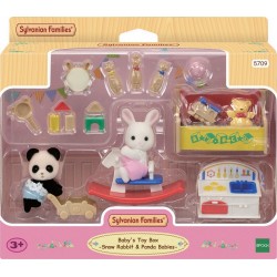 SYLVANIAN FAMILIES Coffret Le coffre à jouets des bébés le coffret