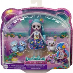 MATTEL Coffret Enchantimals Poupées Citadines de la Famille Finch le coffret