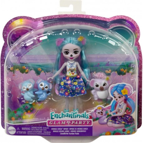 MATTEL Coffret Enchantimals Poupées Citadines de la Famille Finch le coffret