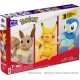 POKEMON Jeu de Construction Pikachu, Evoli et Tiplouf le coffret