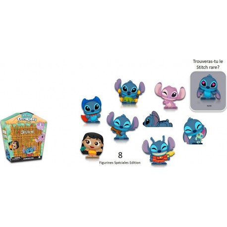 DOORABLES Figurine Stitch Collector lot de 8 figurines