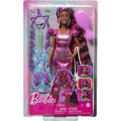 MATTEL Poupée Barbie chevelure de rêve Brune la poupée