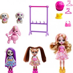 MATTEL Coffret Enchantimals Famille chien et accessoires le coffret