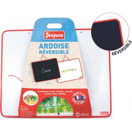 JEUJURA Ardoise réversible 62x50 l'ardoise