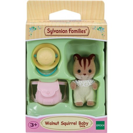 SYLVANIAN FAMILIES Figurine Bébé écureuil 3409 la figurine