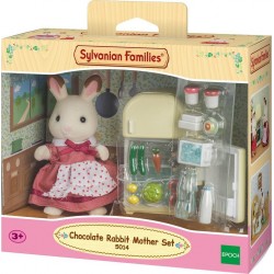 SYLVANIAN FAMILIES Mini-univers maman lapin et refrigérateur 5014 le jouet