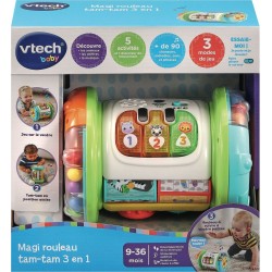 VTECH Magi rouleau tam-tam 3en1 BABY le jouet