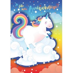 EDITOR Carte Anniversaire x6 lot de 6 cartes