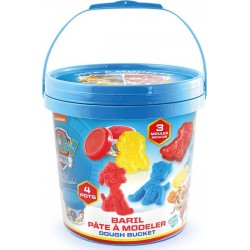 PAW PATROL Pâte à modeler La Pat'Patrouille le seau avec accessoires inclus