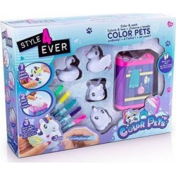 CANAL TOYS Coffret Spa animaux à colorier et laver le coffret