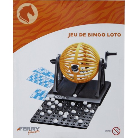 FERRY Jeu bingo loto le jeu de 90 boules et 12 cartes