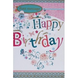 EDITOR Carte anniversaire adulte la carte