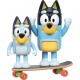 BLUEY Coffret Bluey et Bandit en skateboard le coffret